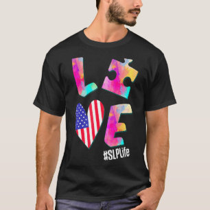 T-shirt Orthophonie Thérapie Puzzles Sensibilisation à l'a