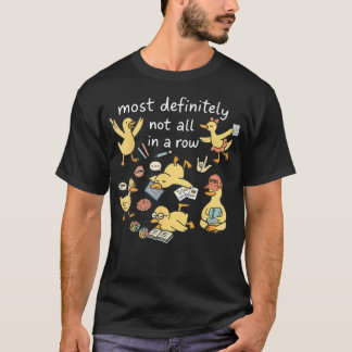 T-shirt Orthophoniste Canards Pas D'Alignement