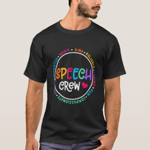 T-shirt Orthophoniste Thérapie Équipe SLP ou Sp