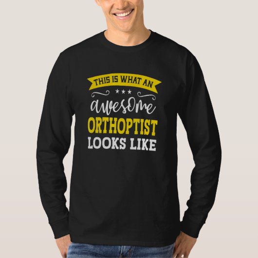 T-shirt Orthoptist Job Title Employee Funny Worker Orthopt (Devant)