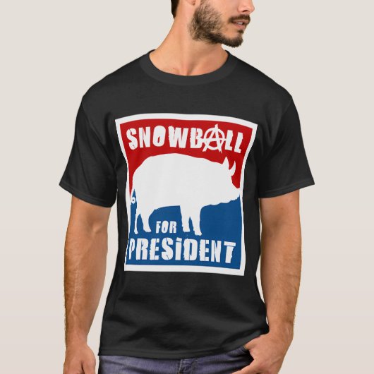 T-shirt Orwell - Animal Farm - Snowball Pour (Devant)