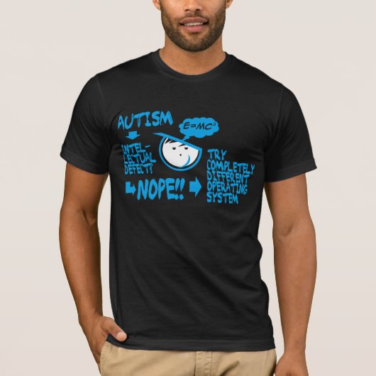 T-shirt OS d'autisme (Devant)