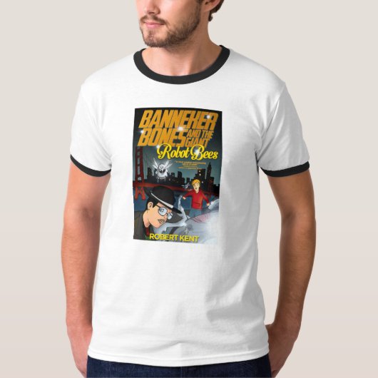 T-shirt Os de Banneker et les abeilles géantes de robot (Devant)