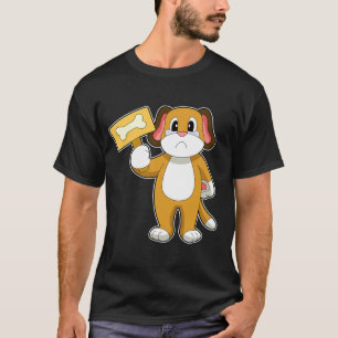 T-shirt Os de chien