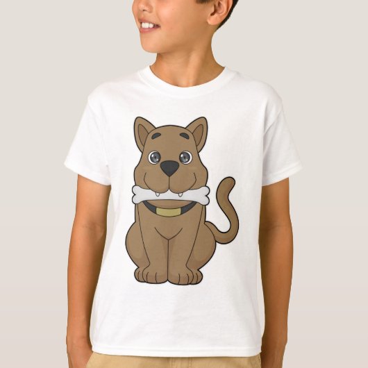 T-shirt Os de chien (Devant)