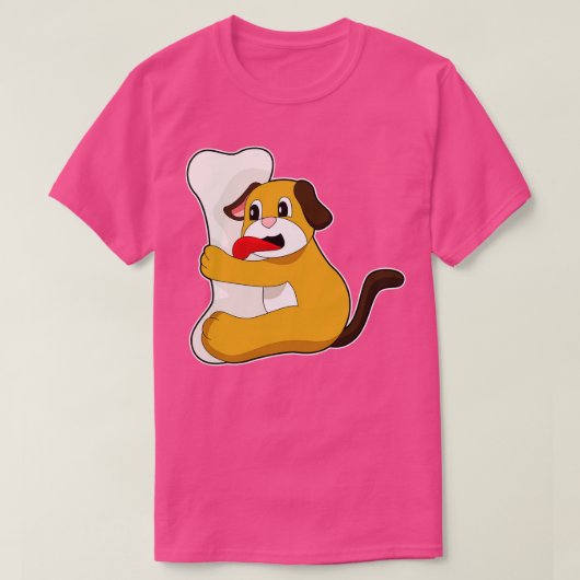 T-shirt Os de chien 5 (Design devant)
