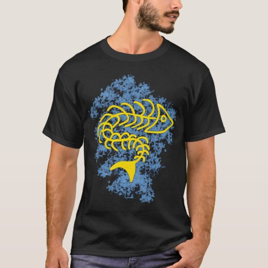 T-shirt os de poisson (Devant)