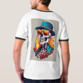 T-shirt "Os Whimsical : Voiture de haute qualité Skeleton  (Dos)