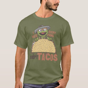 T-shirt Oscar Je Déteste Tout Sauf Les Tacos