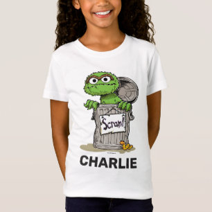 T-Shirt Oscar le Grognon Vintage Personnalisé Dégage