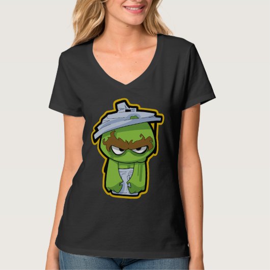 T-shirt Oscar le zombie ordure (Devant)