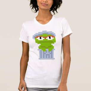 T-shirt Oscar the Grouch Pixel Art