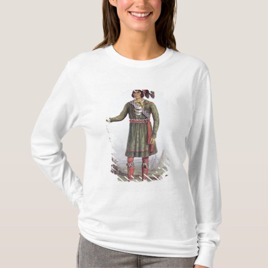 T-shirt Osceola ou "Soleil Levant", un chef de Seminole (Devant)