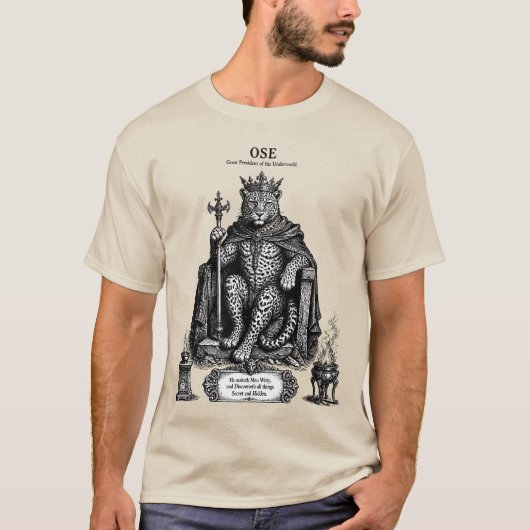 T-shirt Ose du Trône de Minuit (Devant)