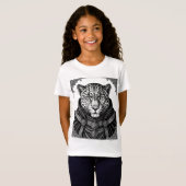 T-Shirt Ose le roi léopard des ombres (Devant entier)