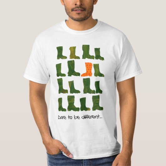 T-shirt 'Oser être différent' (Devant)