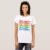 T-shirt Oser rêver coloré (Devant entier)