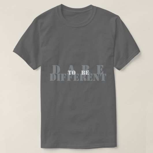 T-shirt Osez être différent (Design devant)