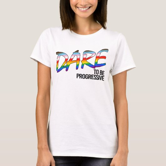 T-shirt OSEZ être progressiste (Devant)