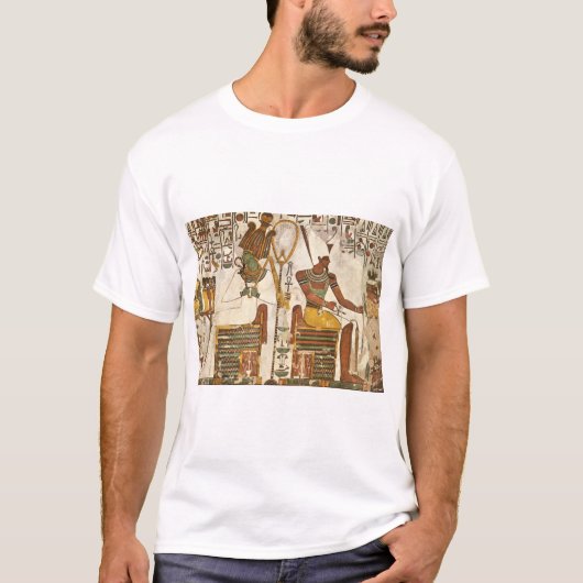 T-shirt Osiris et with_Art posé par Atum de l'antiquité (Devant)