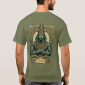 T-shirt Osiris, Pharaon-Dieu et Maître Divin des Morts (Dos)