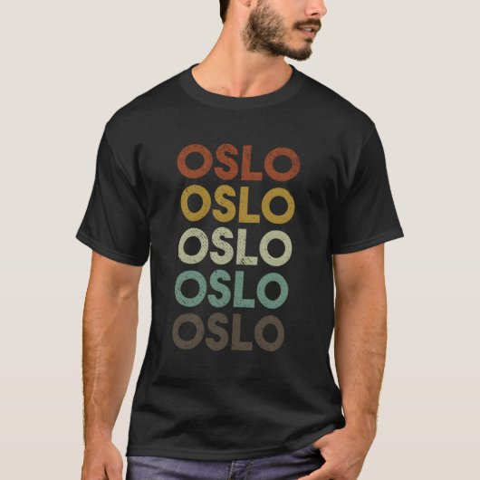 T-shirt Oslo Norvège (Devant)
