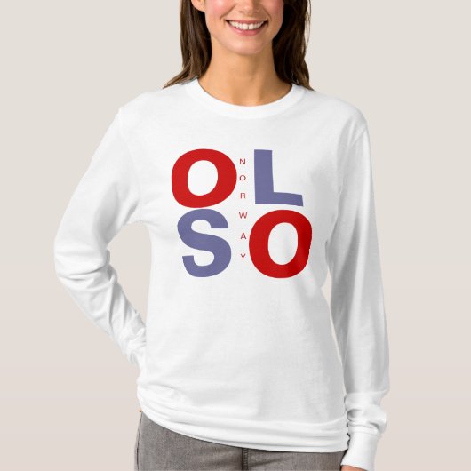 T-SHIRT OSLO NORWAY (Devant)