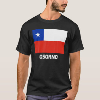 T-shirt Osorno Republica Chile Emblem Drapeau Escudo Bande