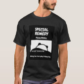 T-shirt ossan*panda ours remède spécial vin étiquette (Devant)