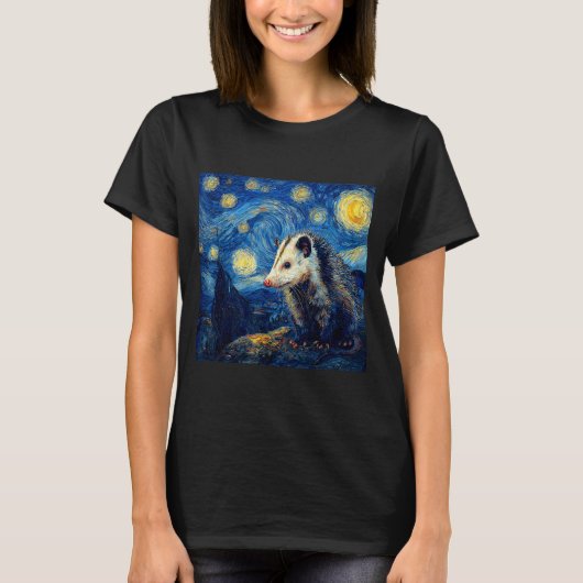 T-shirt Ossum Ssum Van Gogh Starry Night (Devant)