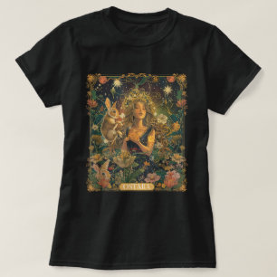 T-shirt Ostara Spring Goddess Bunny Carte Tarot de vacance