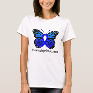 T-shirt Ostéogenèse Imperfecta Bouton de sensibilisation
