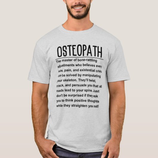 T-shirt Ostéopath (Devant)