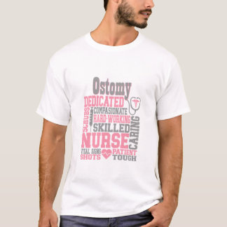 T-shirt Ostomie Infirmière Colon Cancer Stoma Sac Crohns C