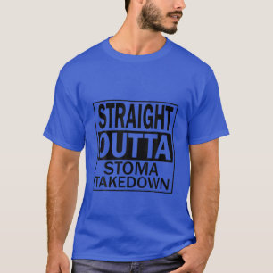 T-shirt Ostomy Drôle Droit Devant Stoma Takedown Reversa