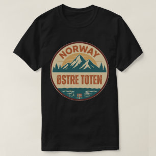 T-shirt Østre Toten, Norvège Norvège