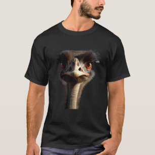T-shirt Ostrich Bird Emu Ratite I Love Ostriches Allégatio