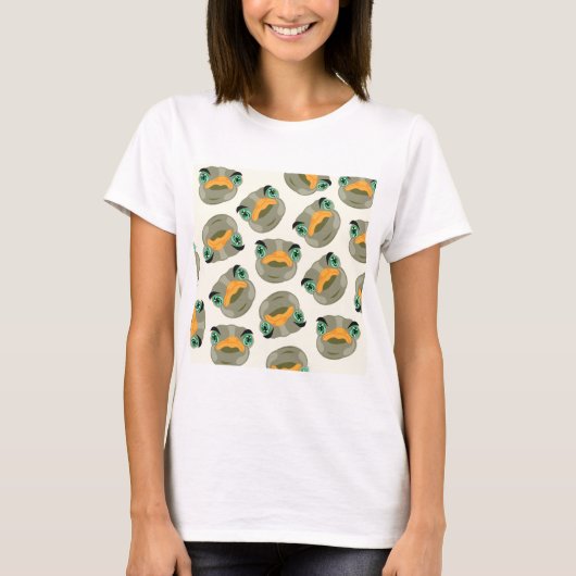 T-shirt Ostrich Bird Motif (Devant)