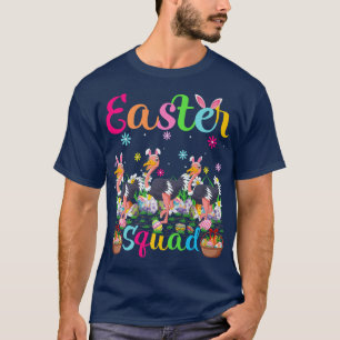 T-shirt Ostrich Bunny Ear Easter Squad Ostrich Bird Happy