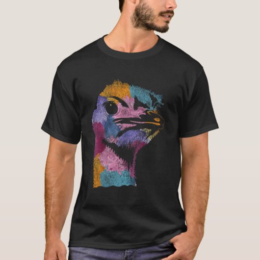 T-shirt Ostrich coloré (Devant)