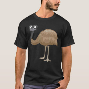 T-shirt Ostrich Oiseau mignon Oiseaux Animal Graphique