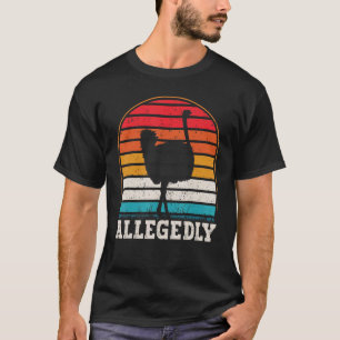 T-shirt Ostrich Retro Vintage Ostrich