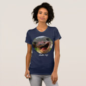 T-shirt Ostrich What's Up Circle Text Shirt (Devant entier)