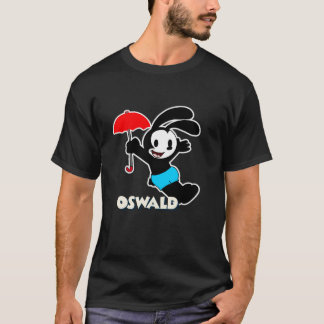 T-shirt Oswald le Lucky Rabbit parapluie volant Vintage Ca