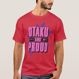 T-shirt Otaku Et Fier Ventilateur Japonais Vintage