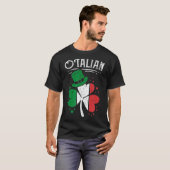 T-shirt Otalian Funny Italien Irish Relations St Day (Devant entier)
