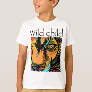 T-shirt Otarie sauvage des animaux arc-en-ciel