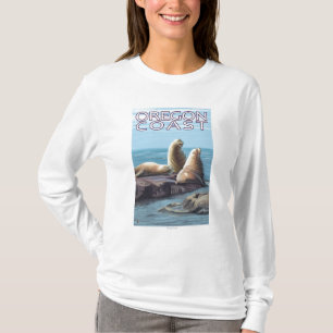 T-shirt Otaries de côte de l'Orégon
