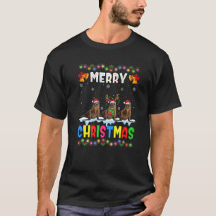 T-shirt Otaries de père Noël Animaux Joyeux Pyjama de Noël