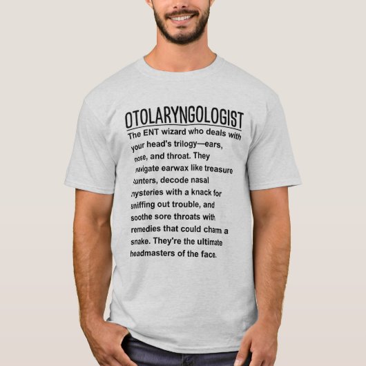 T-shirt Otolaryngologue (Devant)